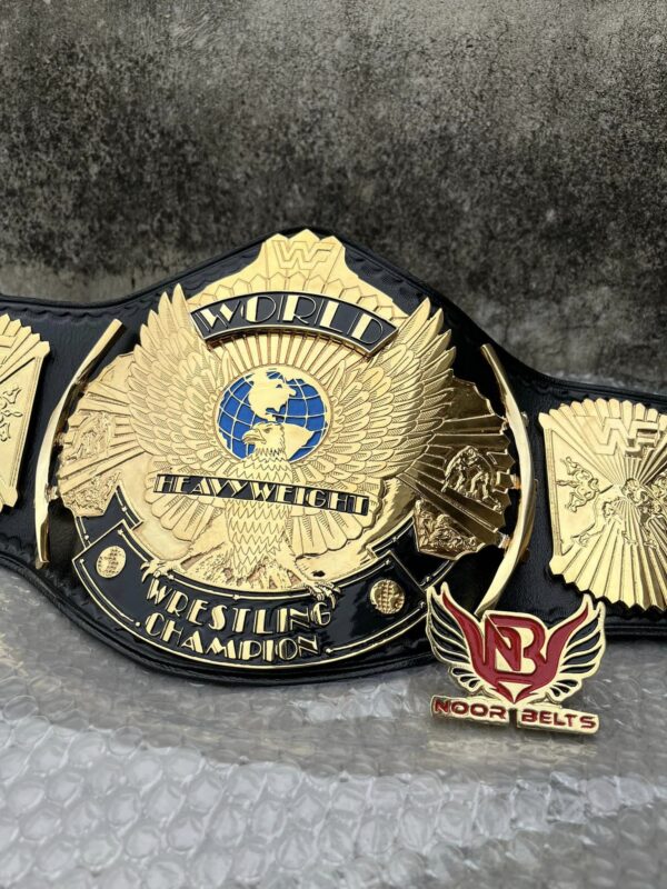 WWF CLASSIC WINGED EAGLE Championship Title Belt (GOLD Edition) - Image 2