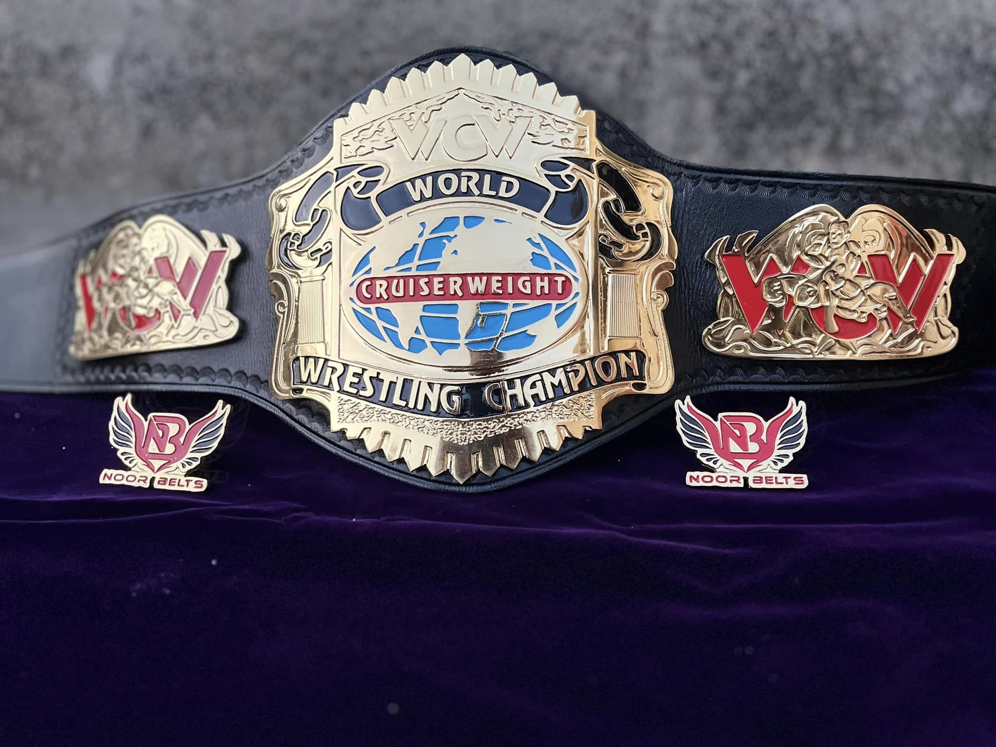 WCW CRUISER WEIGHT WRESTLING CHAMPIONSHIP BELTS REPLICA - Image 2
