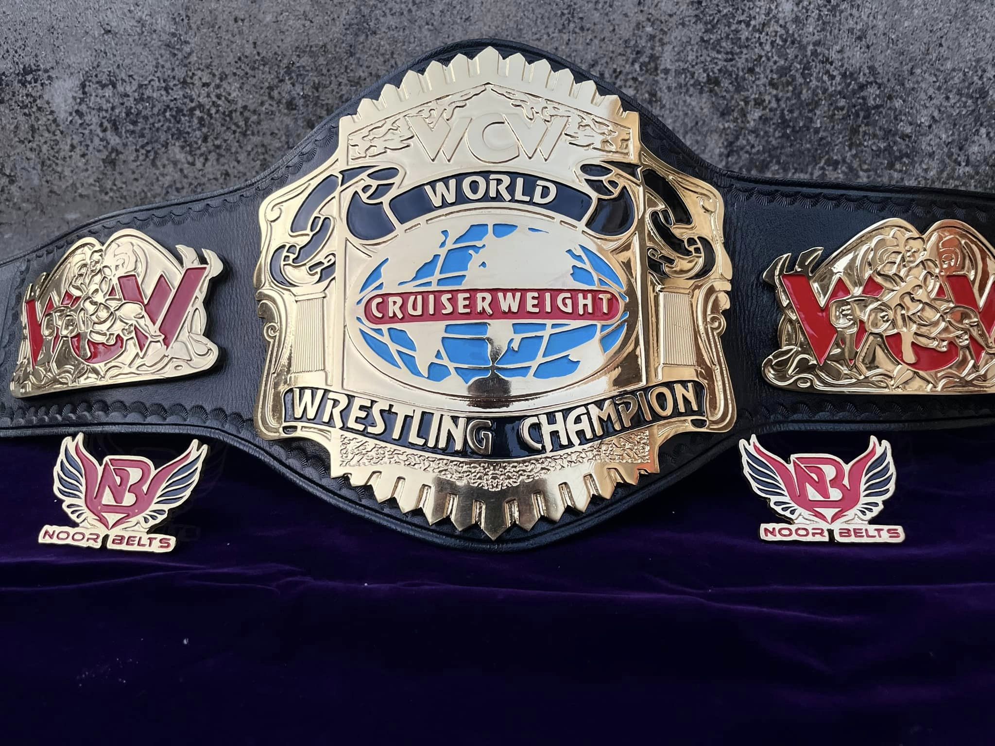 WCW CRUISER WEIGHT WRESTLING CHAMPIONSHIP BELTS REPLICA