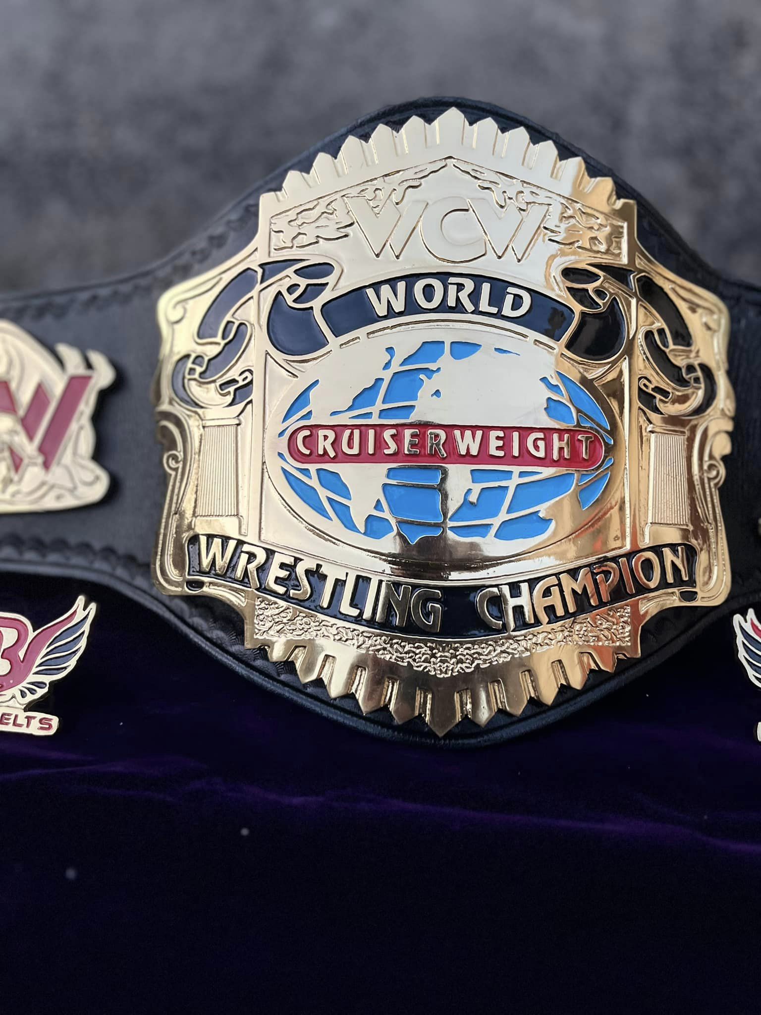 WCW CRUISER WEIGHT WRESTLING CHAMPIONSHIP BELTS REPLICA - Image 5