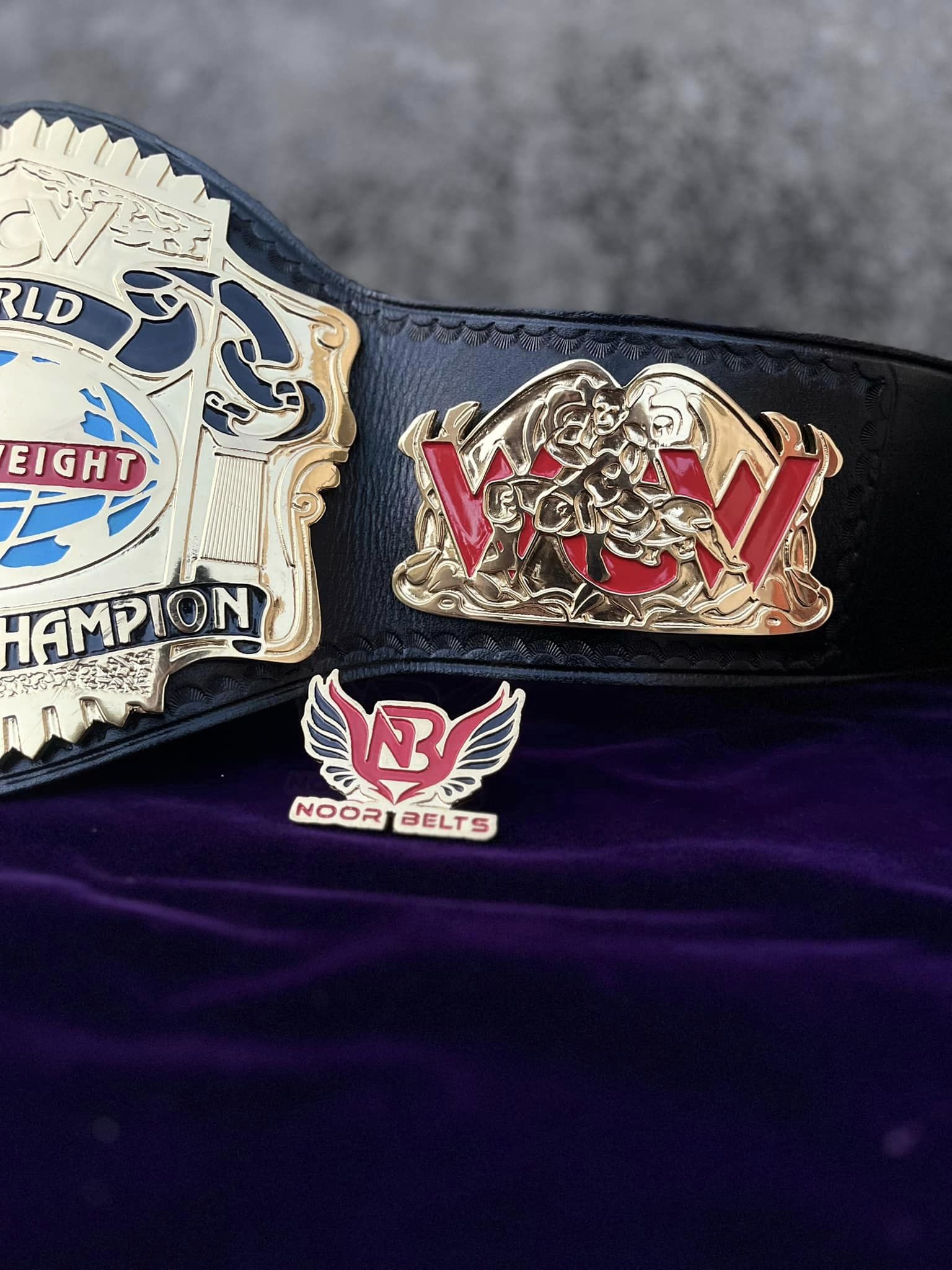 WCW CRUISER WEIGHT WRESTLING CHAMPIONSHIP BELTS REPLICA - Image 6