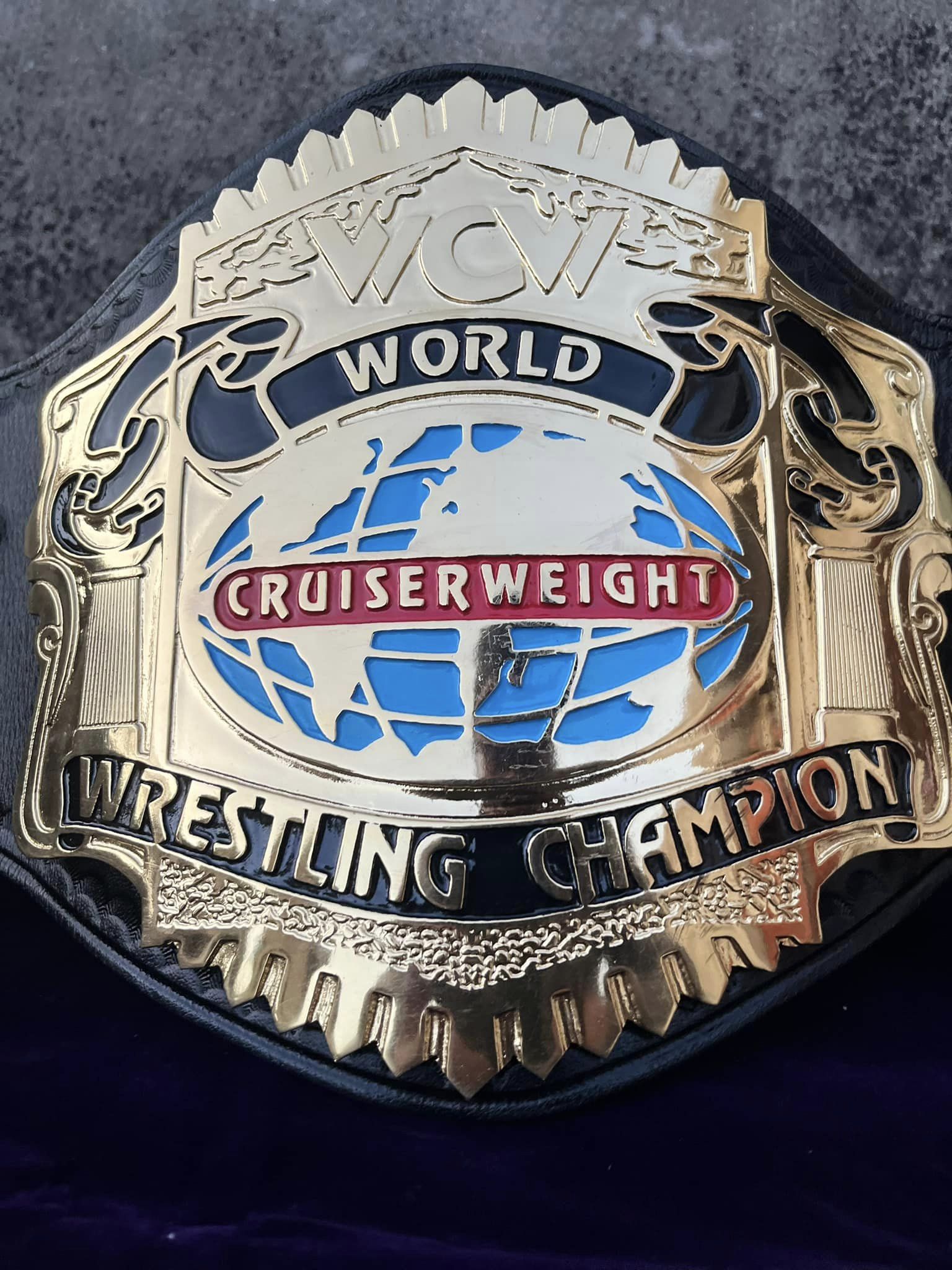 WCW CRUISER WEIGHT WRESTLING CHAMPIONSHIP BELTS REPLICA - Image 3