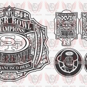 San Francisco 49ers SF Superbowl Championship Belt