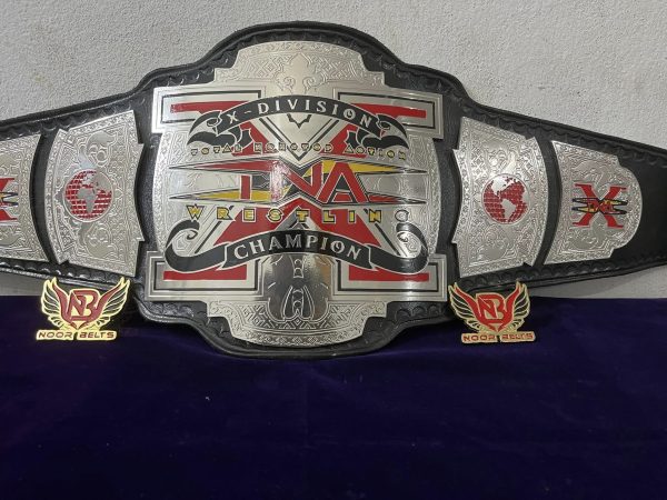2024 TNA X DIVISION CHAMPIONSHIP TITLE BELT REPLICA BLACK