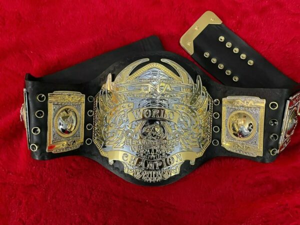 TNA WORLD HEAVYWEIGHT CHAMPIONSHIP TITLE BELT. - Image 2