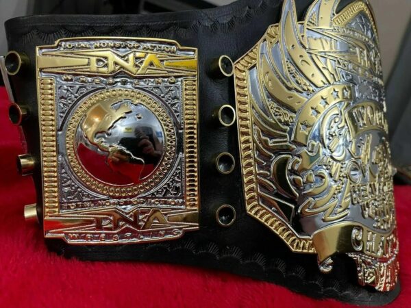 TNA WORLD HEAVYWEIGHT CHAMPIONSHIP TITLE BELT. - Image 4