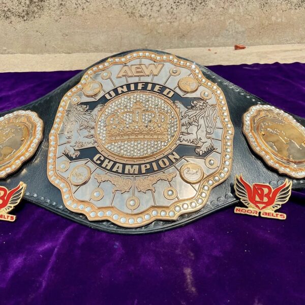 AEW UNIFIED CHAMPIONSHIP TITLE BELT. - Image 6