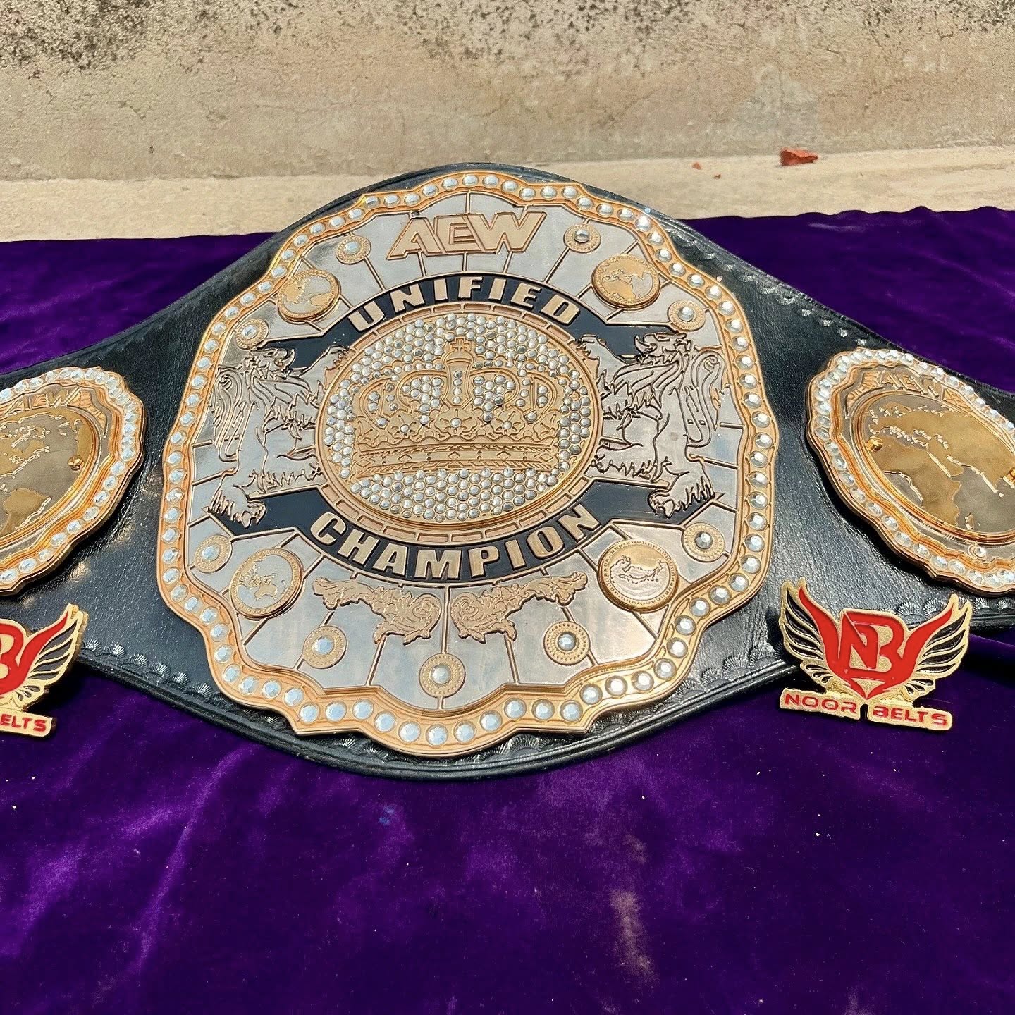 AEW UNIFIED CHAMPIONSHIP TITLE BELT. - Image 6