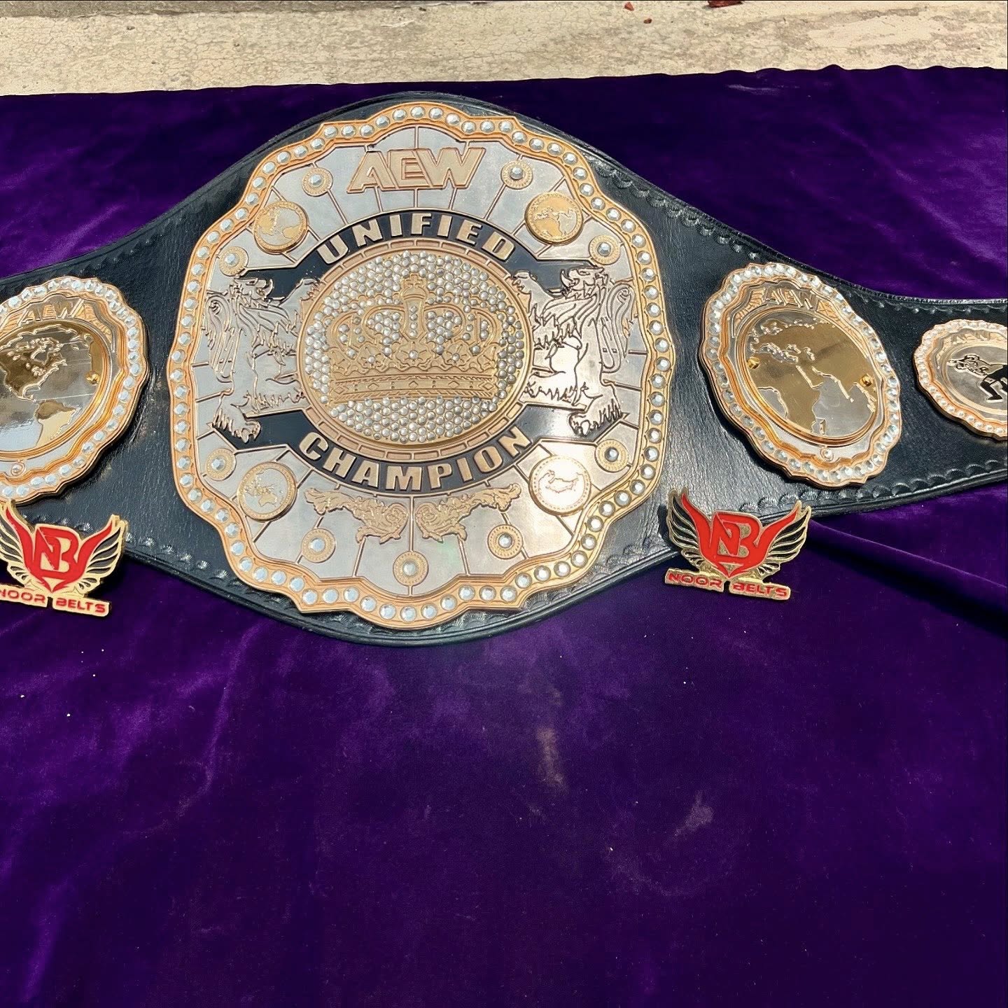 AEW UNIFIED CHAMPIONSHIP TITLE BELT. - Image 7