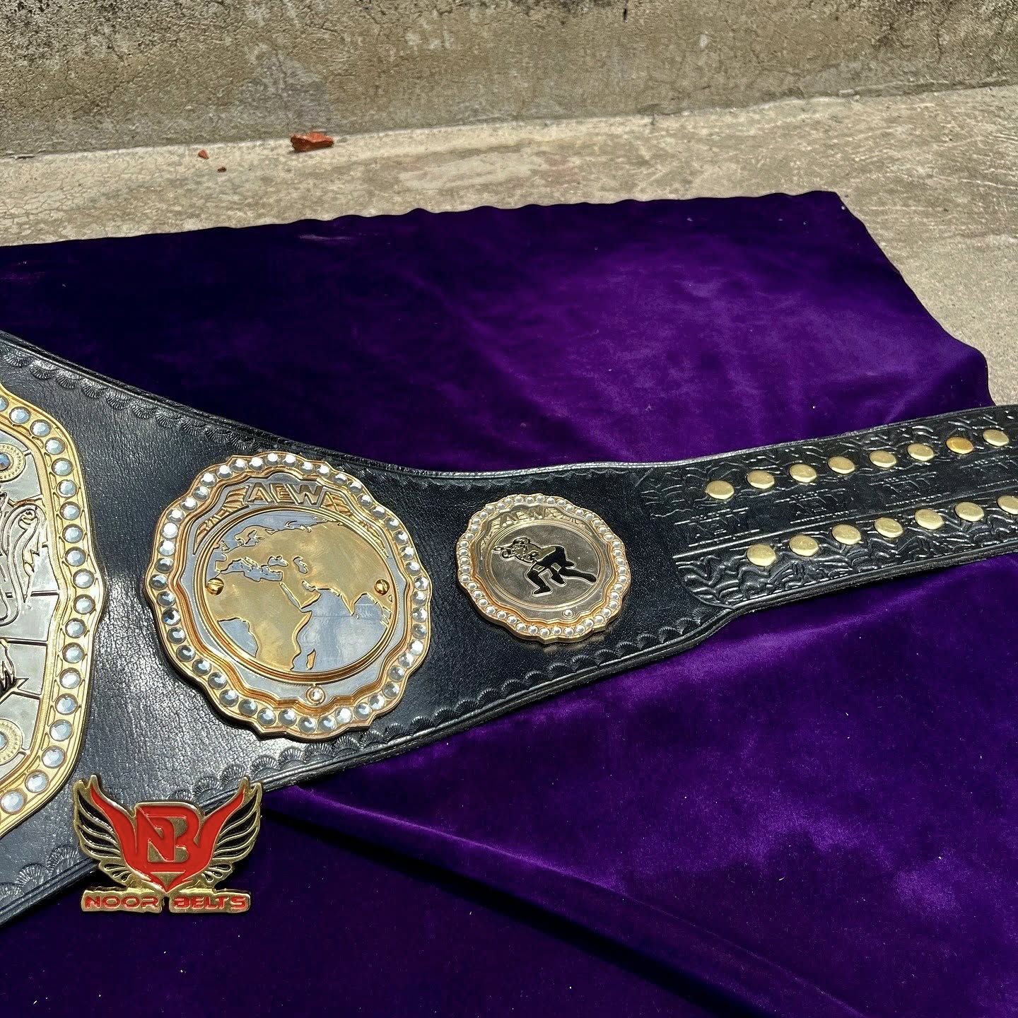AEW UNIFIED CHAMPIONSHIP TITLE BELT. - Image 8