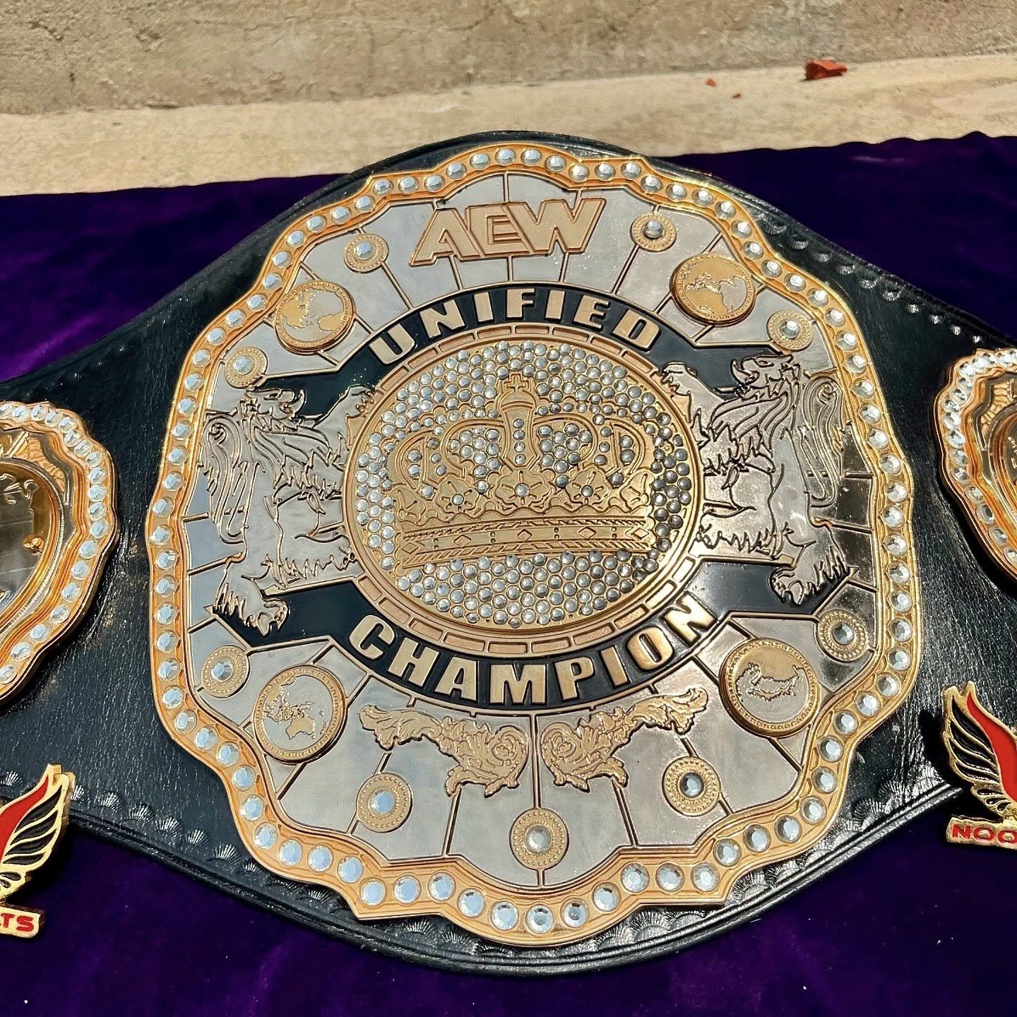 AEW UNIFIED CHAMPIONSHIP TITLE BELT.