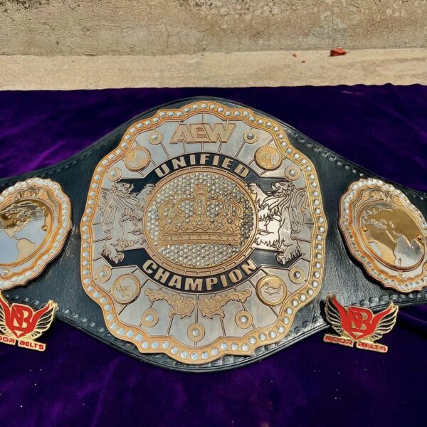 AEW UNIFIED CHAMPIONSHIP TITLE BELT. - Image 10