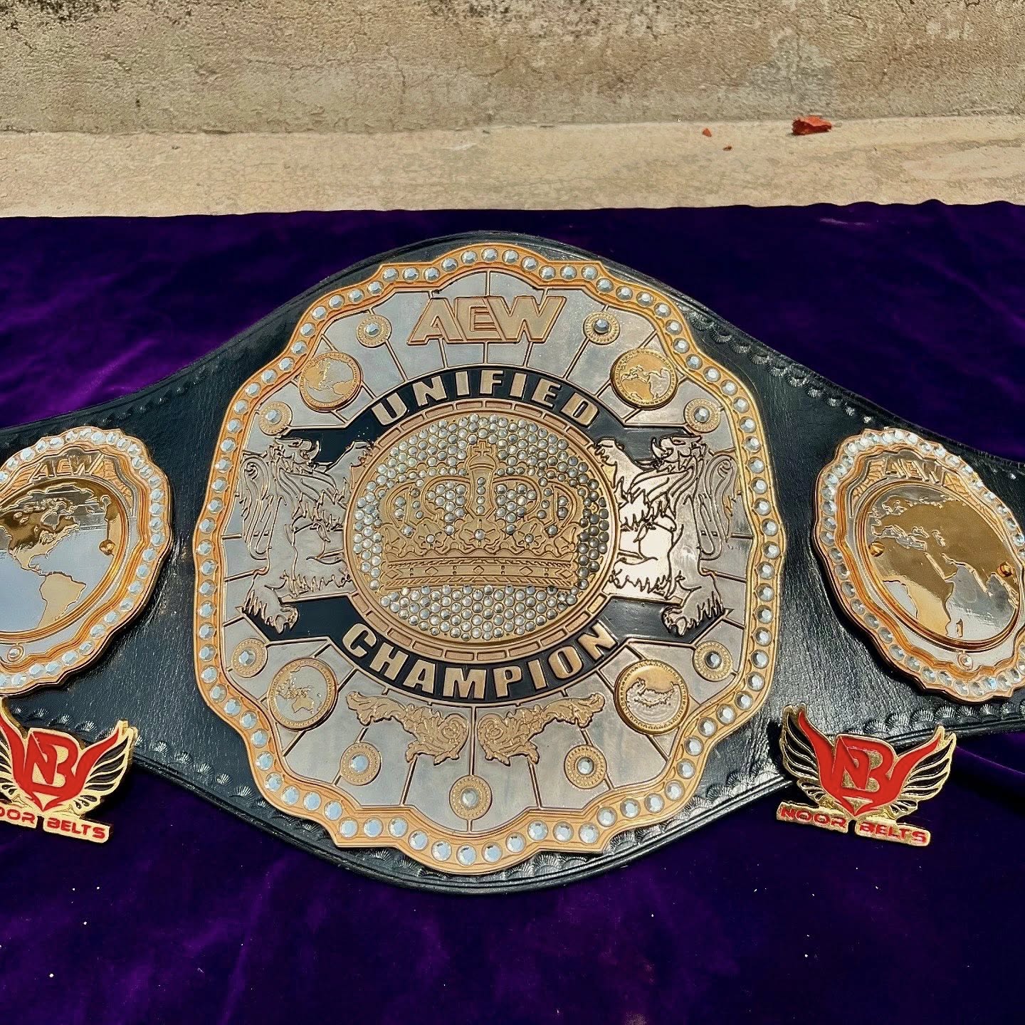 AEW UNIFIED CHAMPIONSHIP TITLE BELT. - Image 10