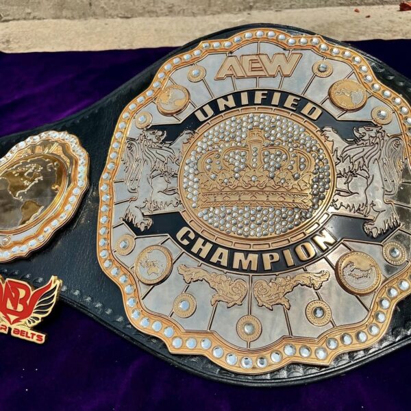 AEW UNIFIED CHAMPIONSHIP TITLE BELT. - Image 12