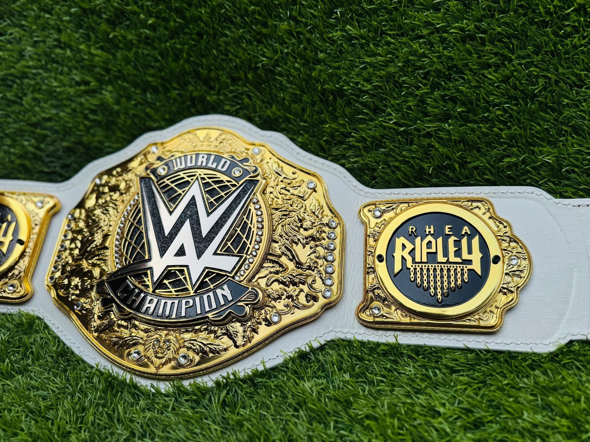 Mami Era World Heavyweight Championship Belt – Rhea Ripley Inspired Custom Title - Image 4