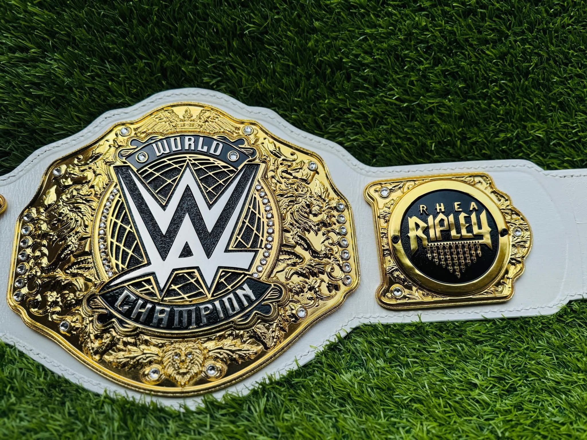 Mami Era World Heavyweight Championship Belt – Rhea Ripley Inspired Custom Title - Image 10